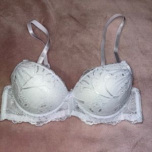 White Push-Up Bra